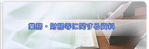 業務・財務等に関する資料